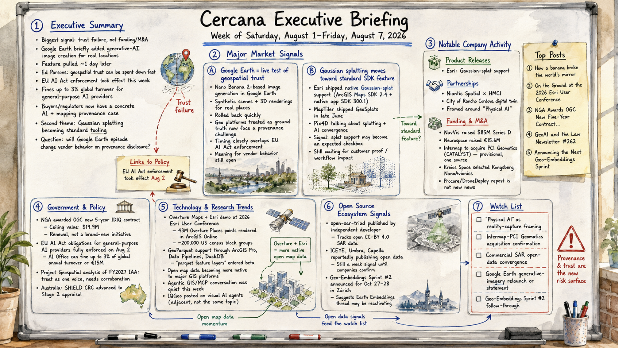 Cercana Systems LLC - Cercana Executive Briefing: Week of Saturday, August 1 – Friday, August 7, 2026